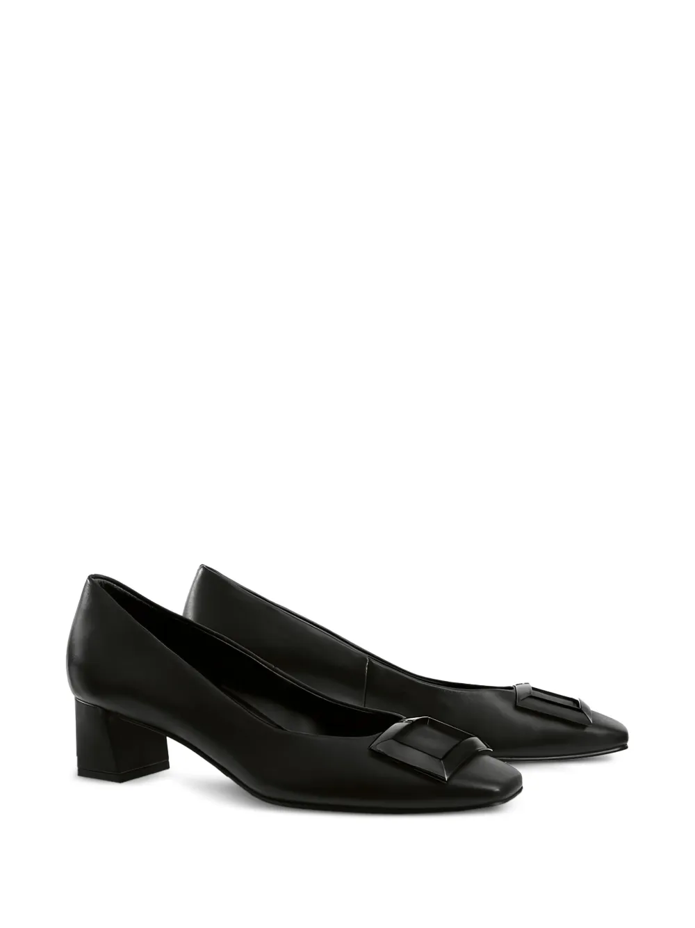 Hogl Thilda square-buckle block-heel pumps | Heeled Pumps | Image 2