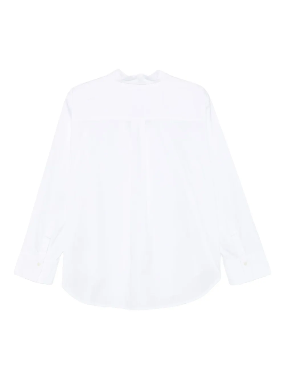 Marc O'Polo Blouse met lange mouwen en kraag - Wit