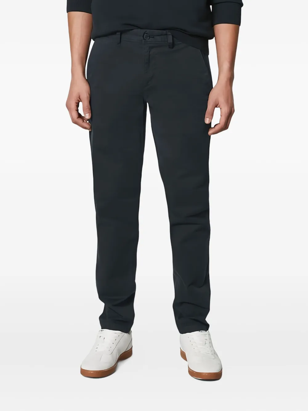 Marc O'Polo Chino met ceintuur Blauw