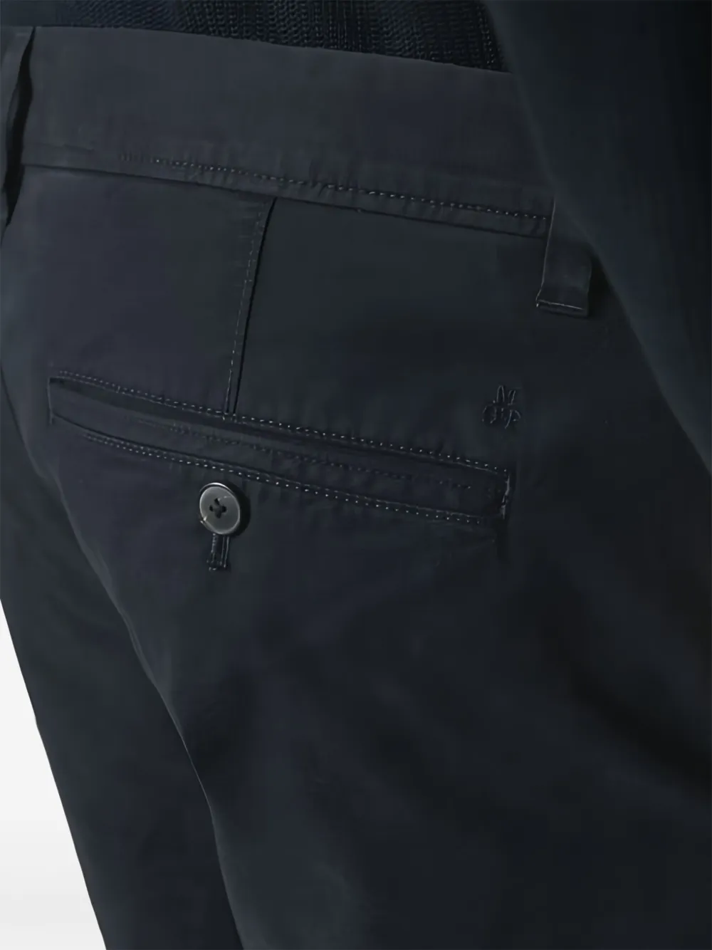 Marc O'Polo Chino met ceintuur Blauw