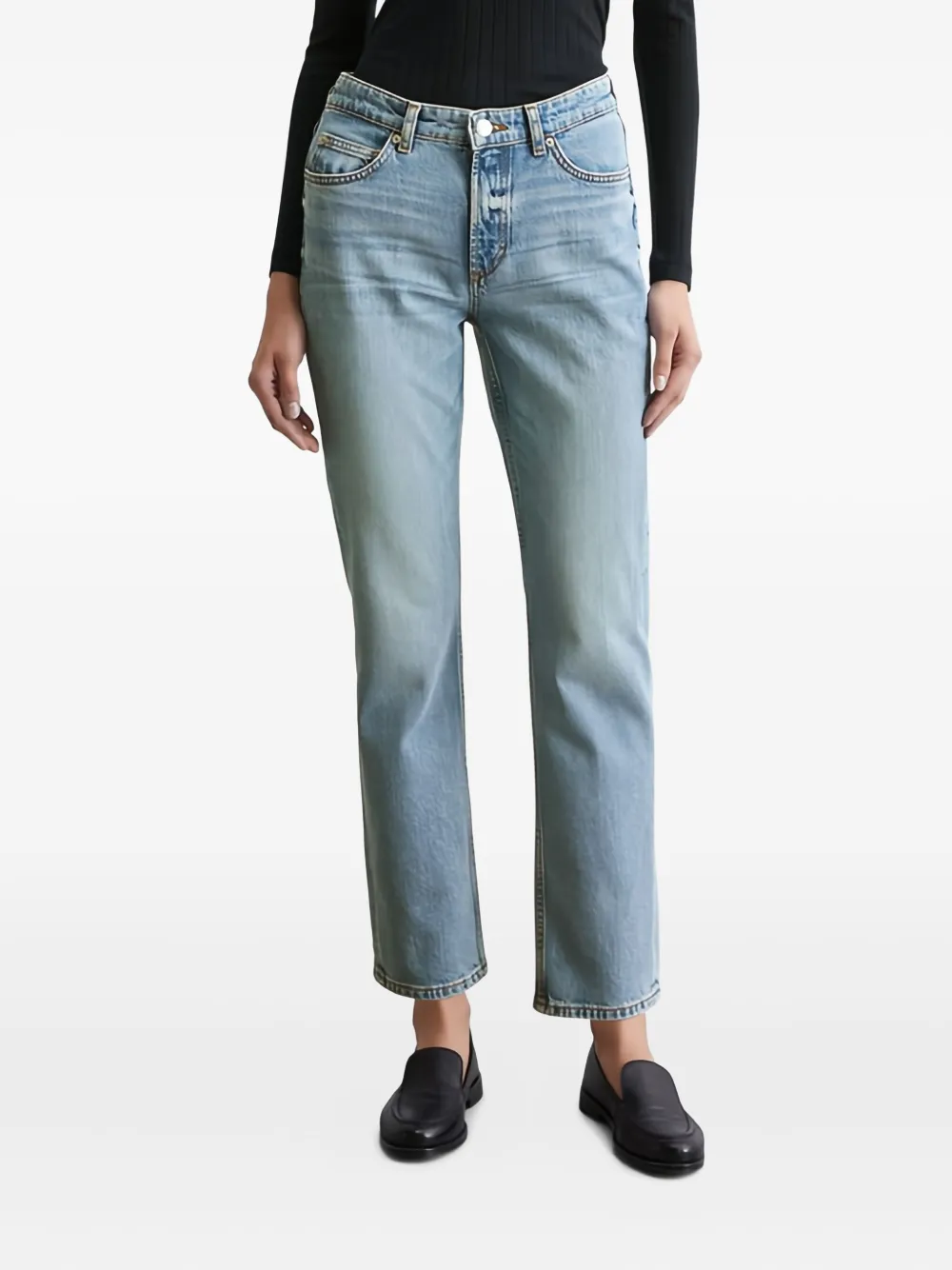 Marc O'Polo logo-patch jeans | Straight-Leg Jeans | Image 2