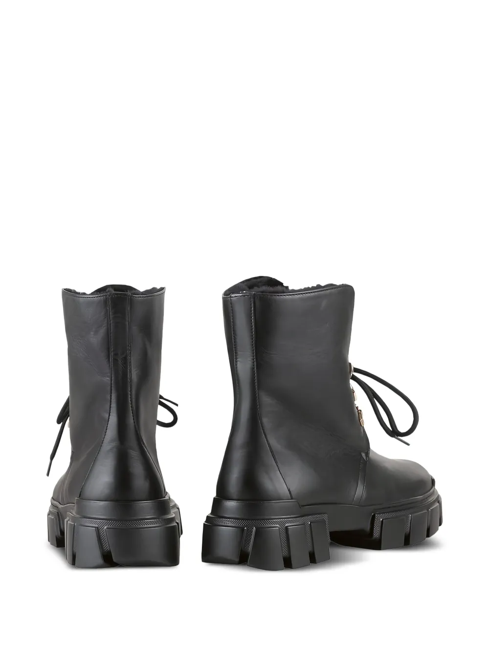 Hogl Winter chunky-sole lace-up combat boots Black
