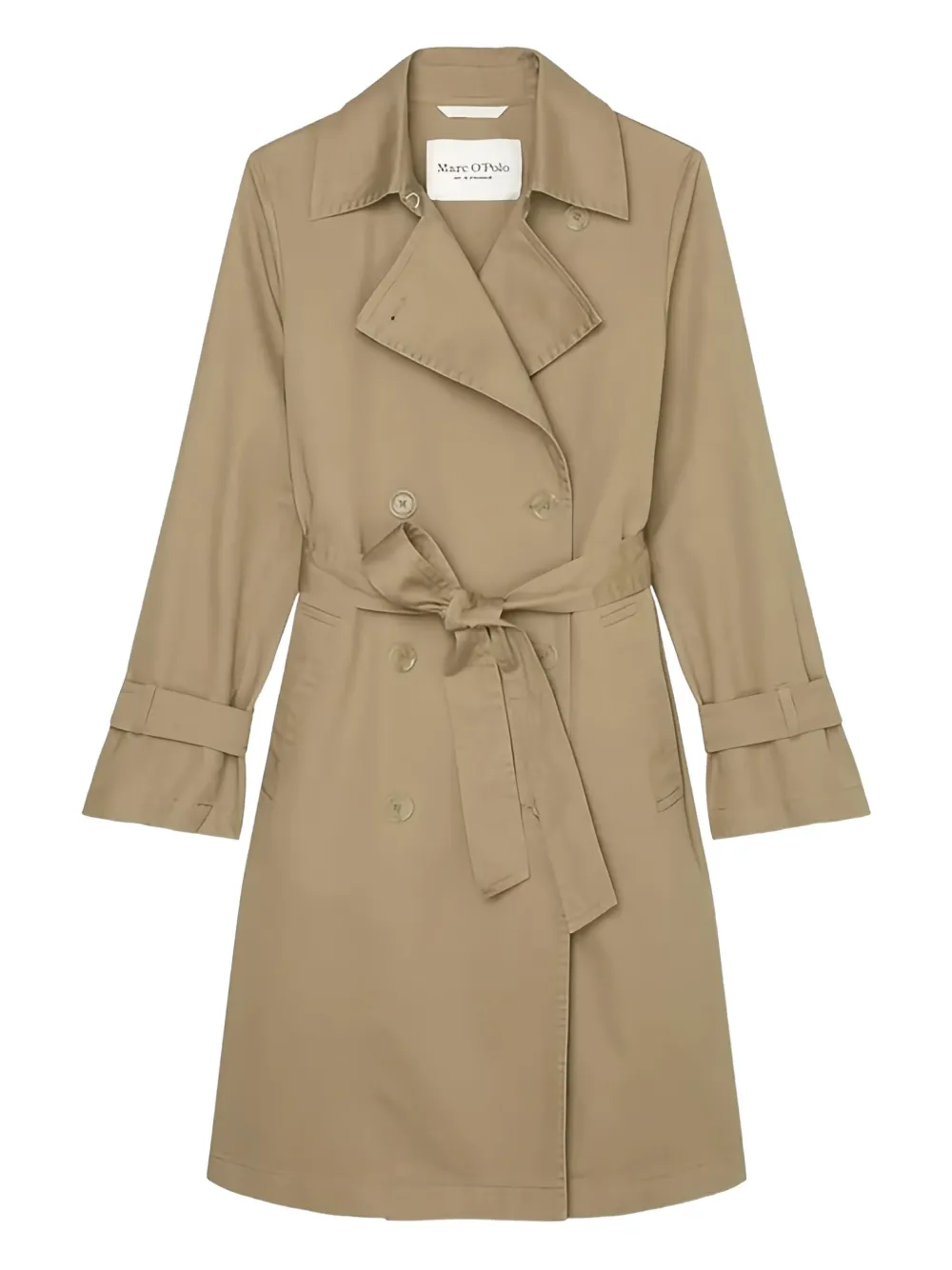 Marc O'Polo double-breasted belted trench coat | Brown | Image 1