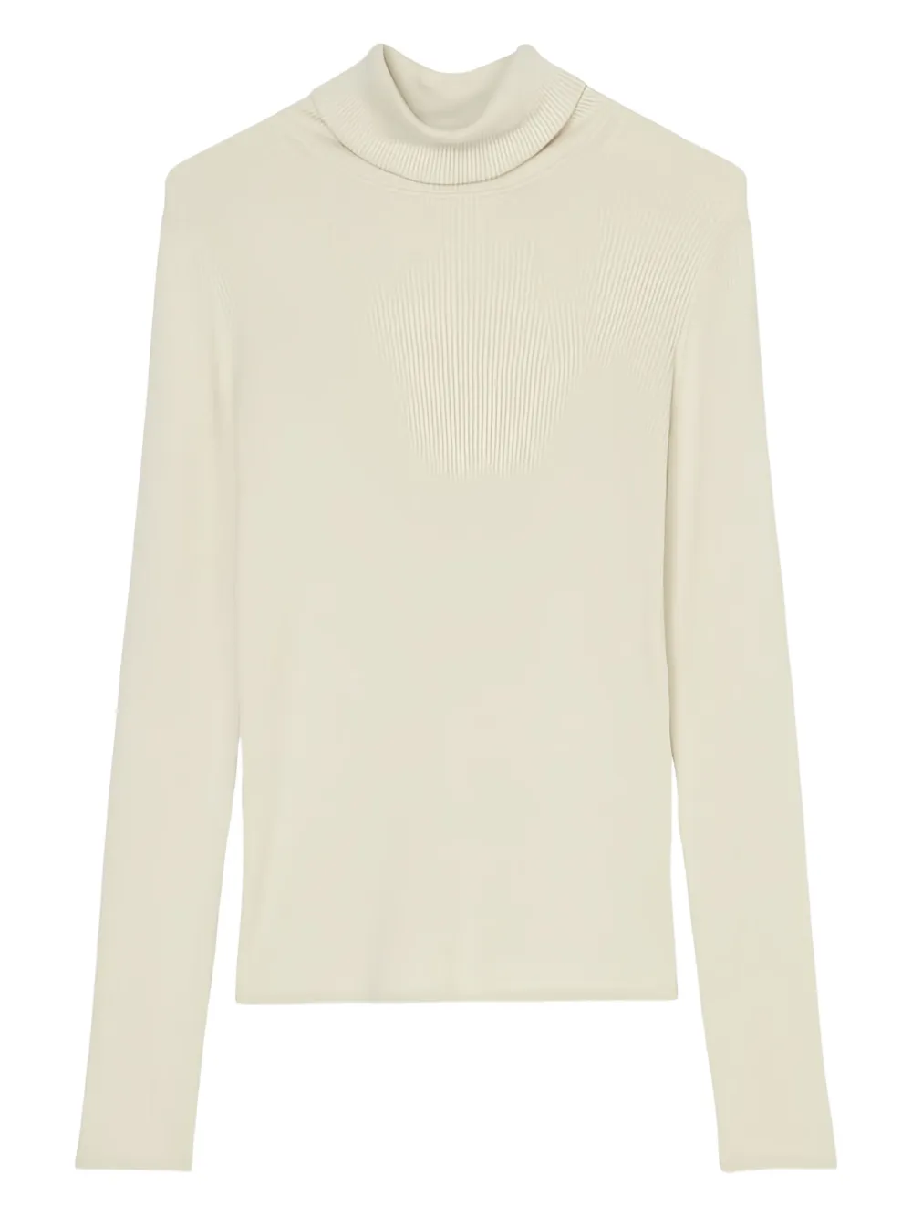 ribbed turtleneck top
