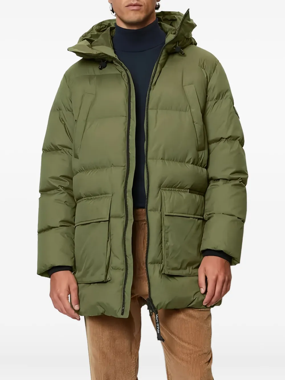 Marc O'Polo padded hooded jacket | Single Breasted Coats | Image 2