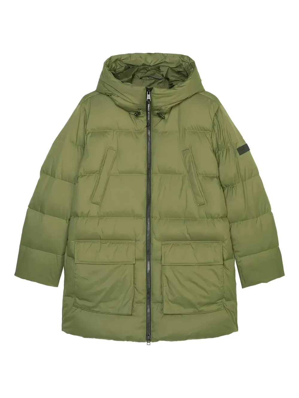 Marc O'Polo padded hooded jacket | Green | Image 1