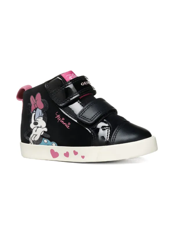 Geox Kids Kilwi Minnie Mouse high-top Sneakers Black FARFETCH IN