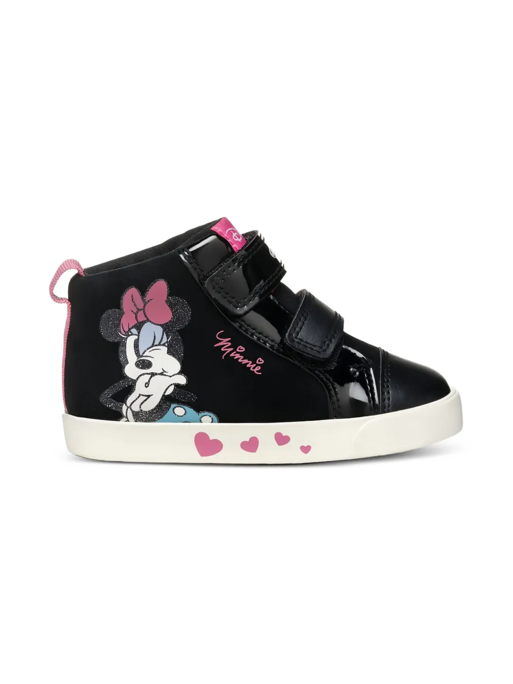 Geox Kids Kilwi Minnie mouse high-top sneakers Black