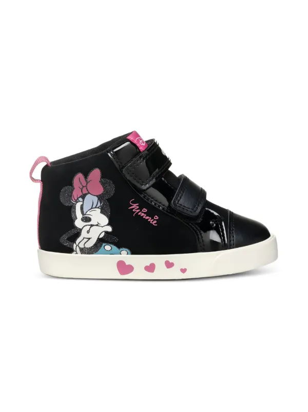 Geox Kids Kilwi Minnie Mouse high-top Sneakers Black FARFETCH IN