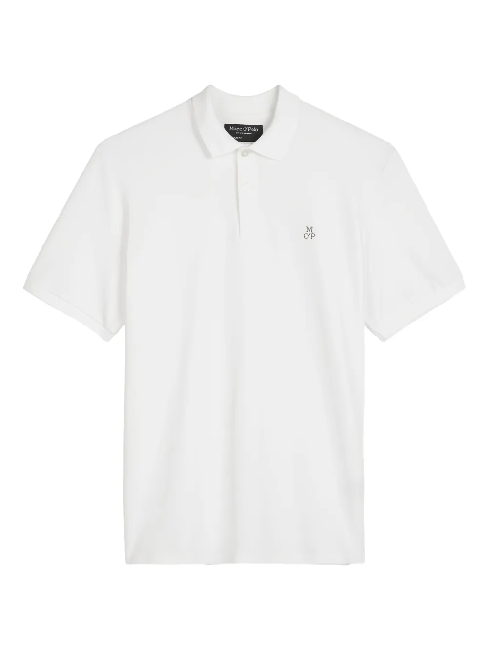 Marc O'Polo Poloshirt met geborduurd logo Wit