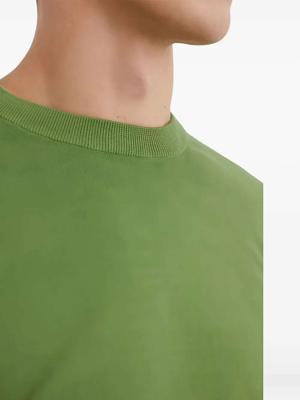 Marc O'Polo Trui met ronde hals Groen