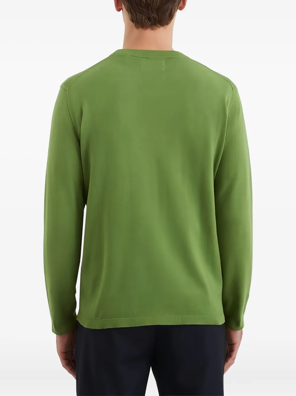 Marc O'Polo Trui met ronde hals Groen