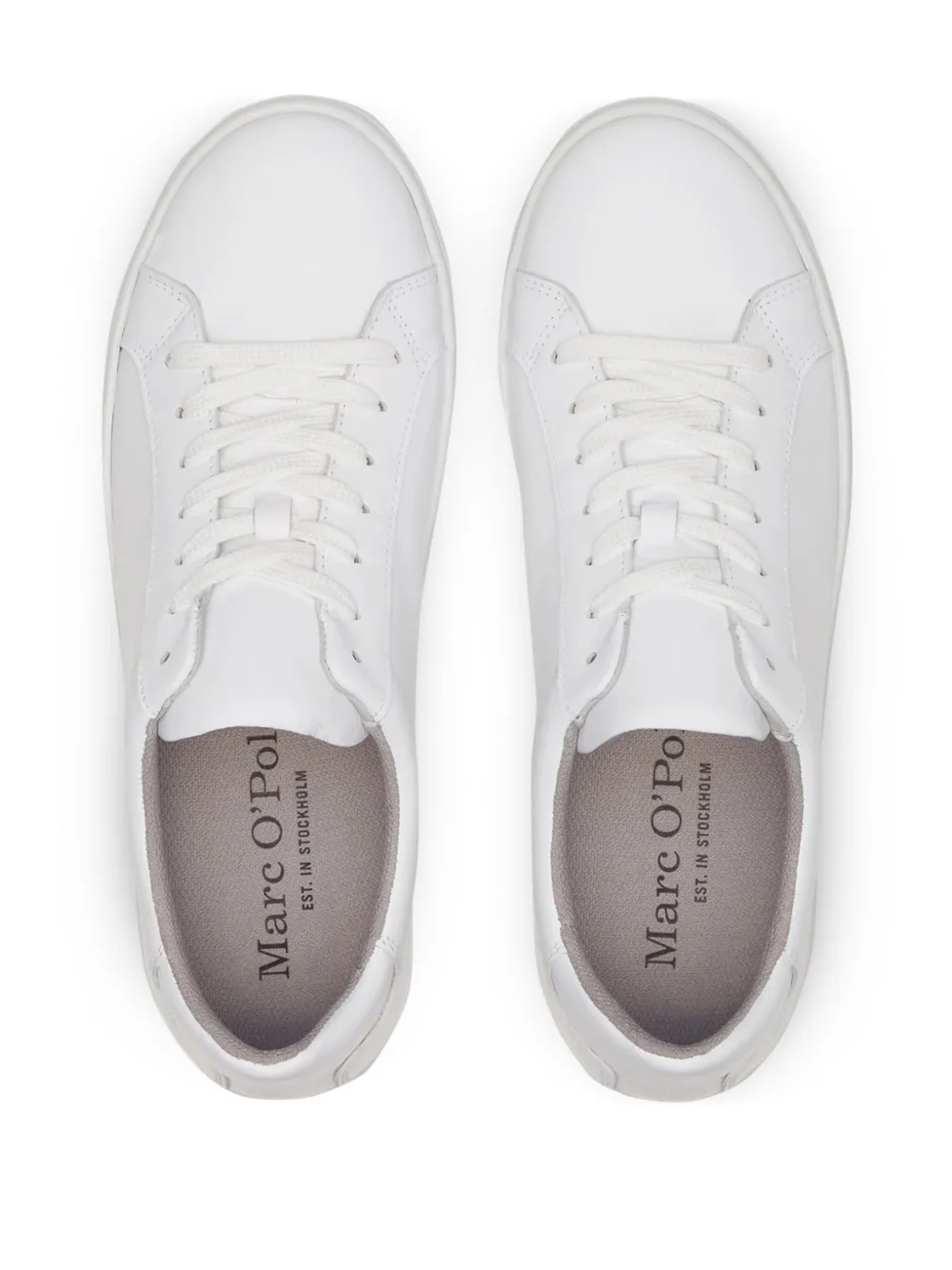 Marc O'Polo Agar leather low-top sneakers White