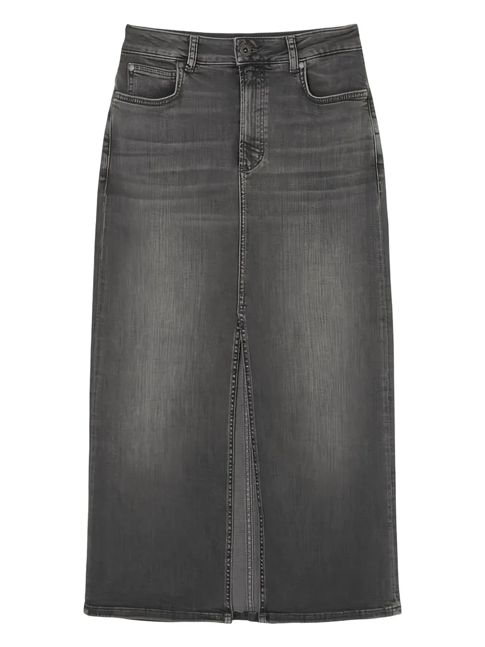 Marc O'Polo split-front denim skirt | Grey | Image 1
