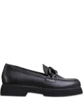 Hogl chunky-sole leather loafers - Black