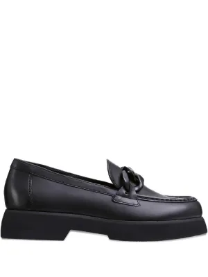 A.P.C. レザーローファー | ブラック | FARFETCH JP
