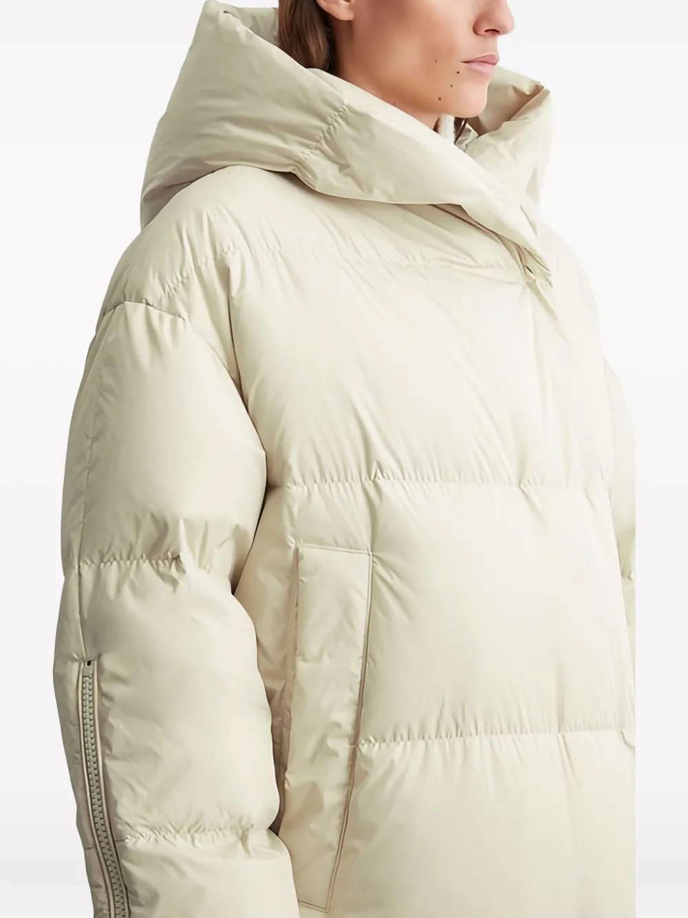Marc O'Polo Donsjas met capuchon Beige