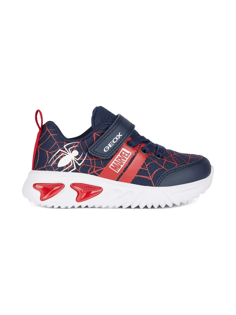 Geox Kids Assister spider-web sneakers Blue