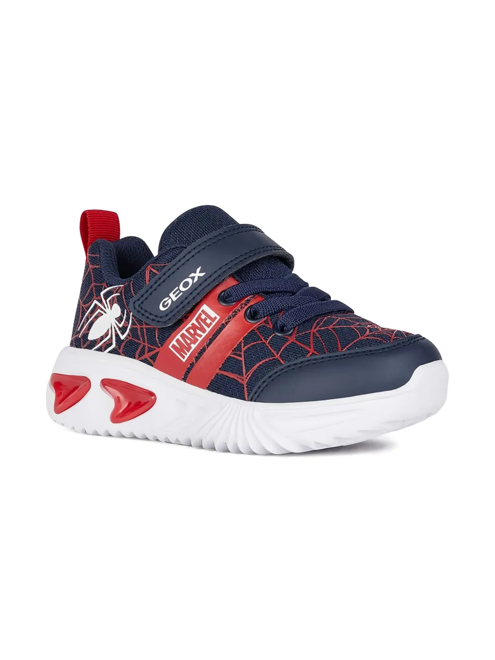 Geox Kids Assister spider-web sneakers Blue