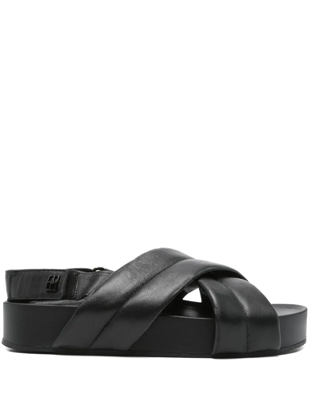 Hogl crossover-straps sandals Black