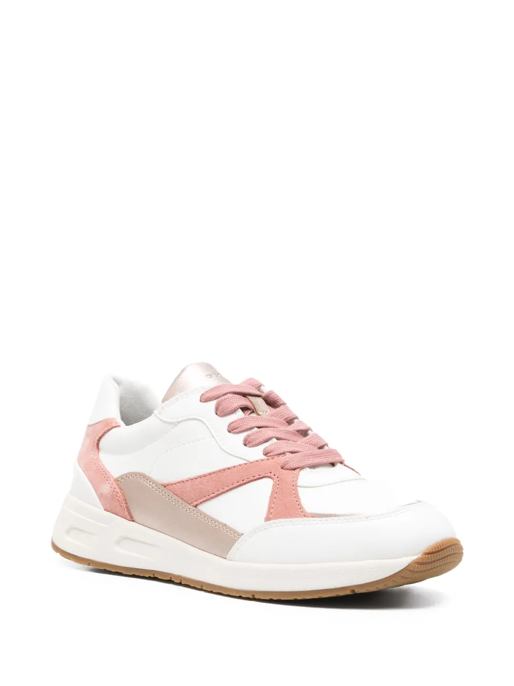 Geox Bulmya sneakers met vlakken - Wit