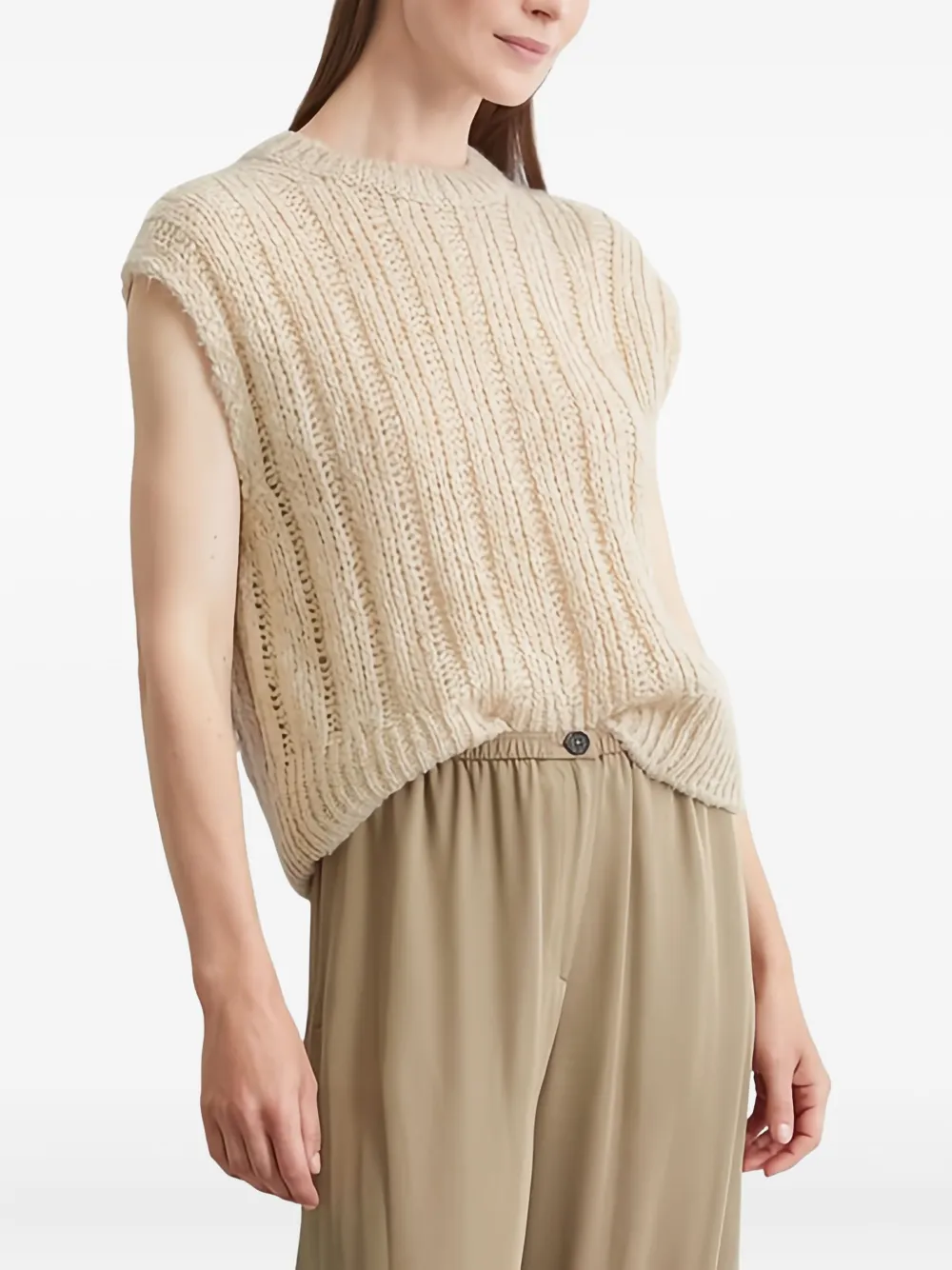 Marc O'Polo ribbed sleeveless sweater | Knitted Sweaters | Image 2