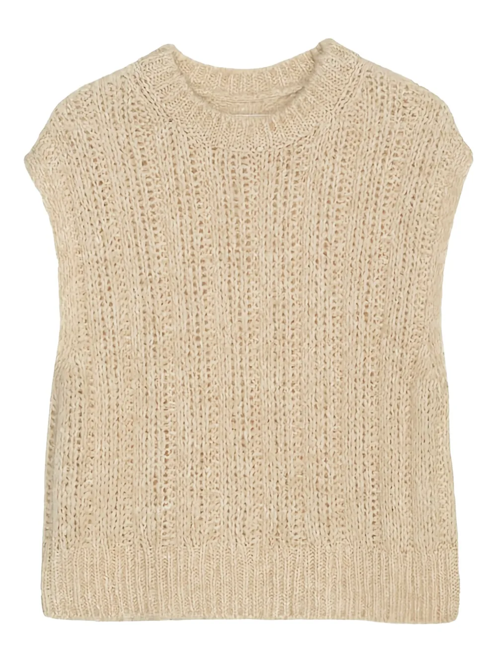 Marc O'Polo ribbed sleeveless sweater | Neutrals | Image 1