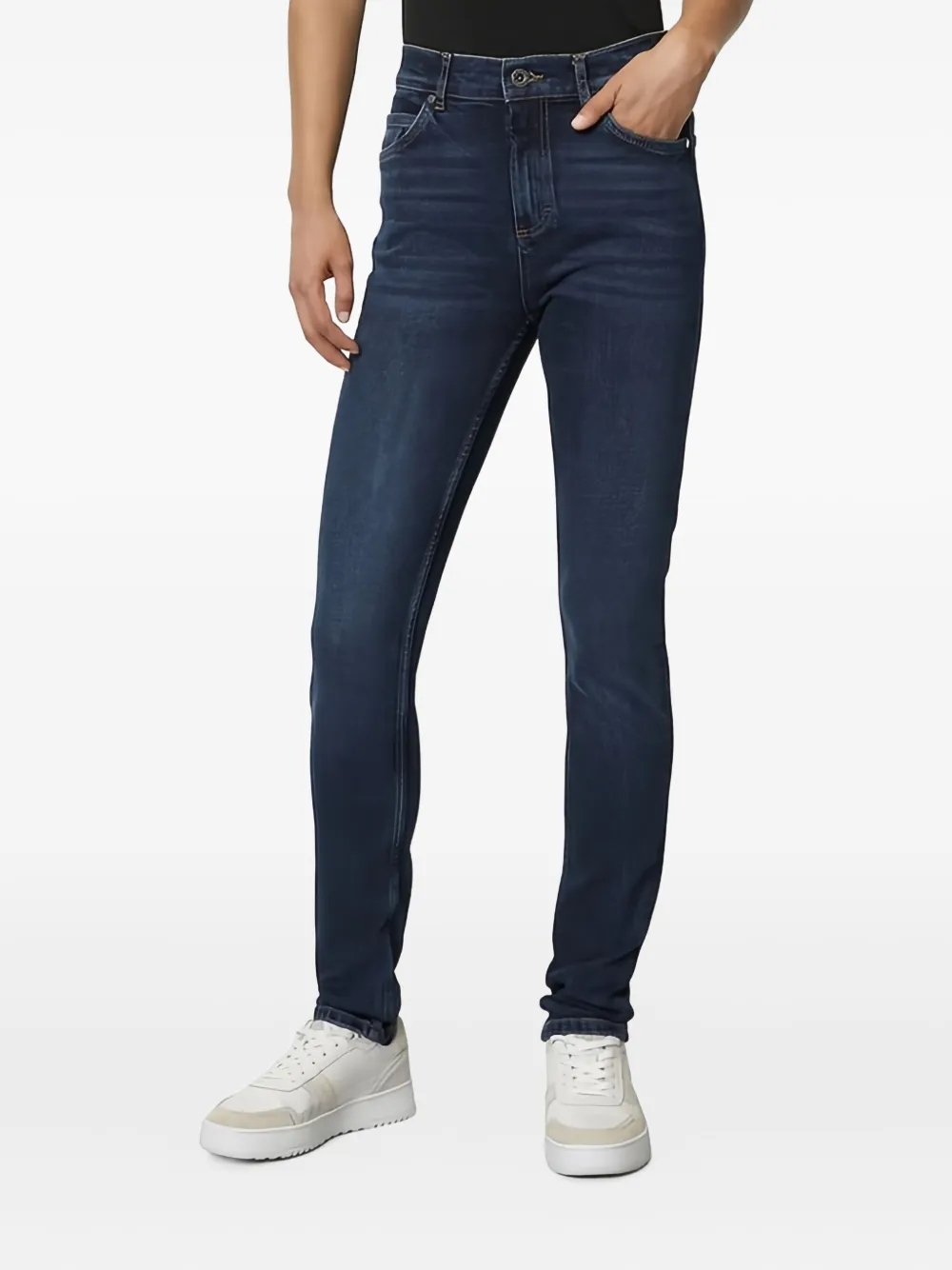 Marc O'Polo High waist jeans - Blauw