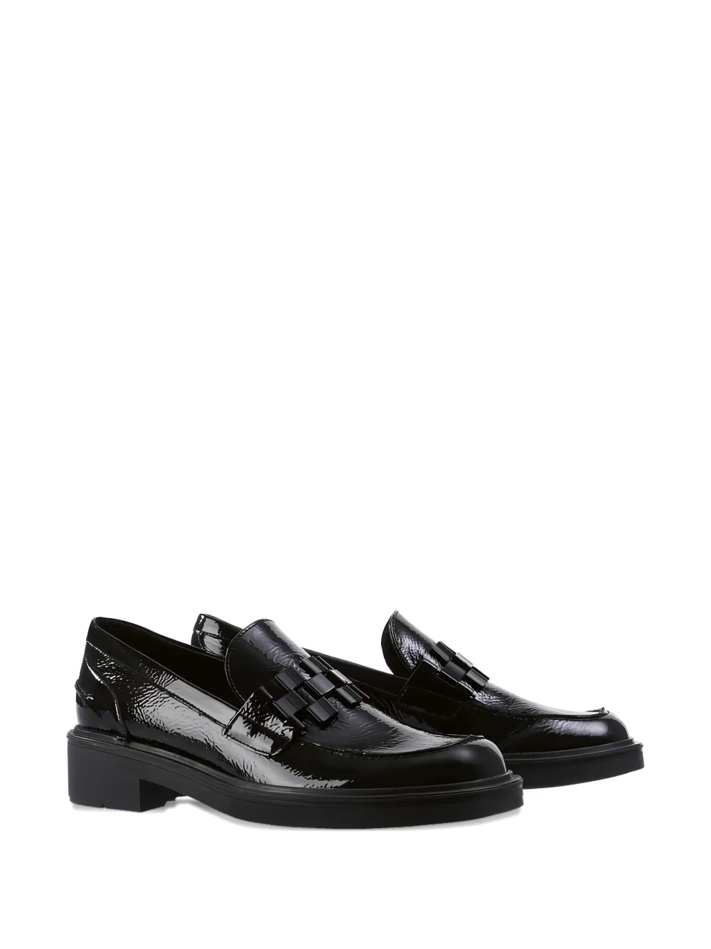 Hogl Elliot leather loafers Black