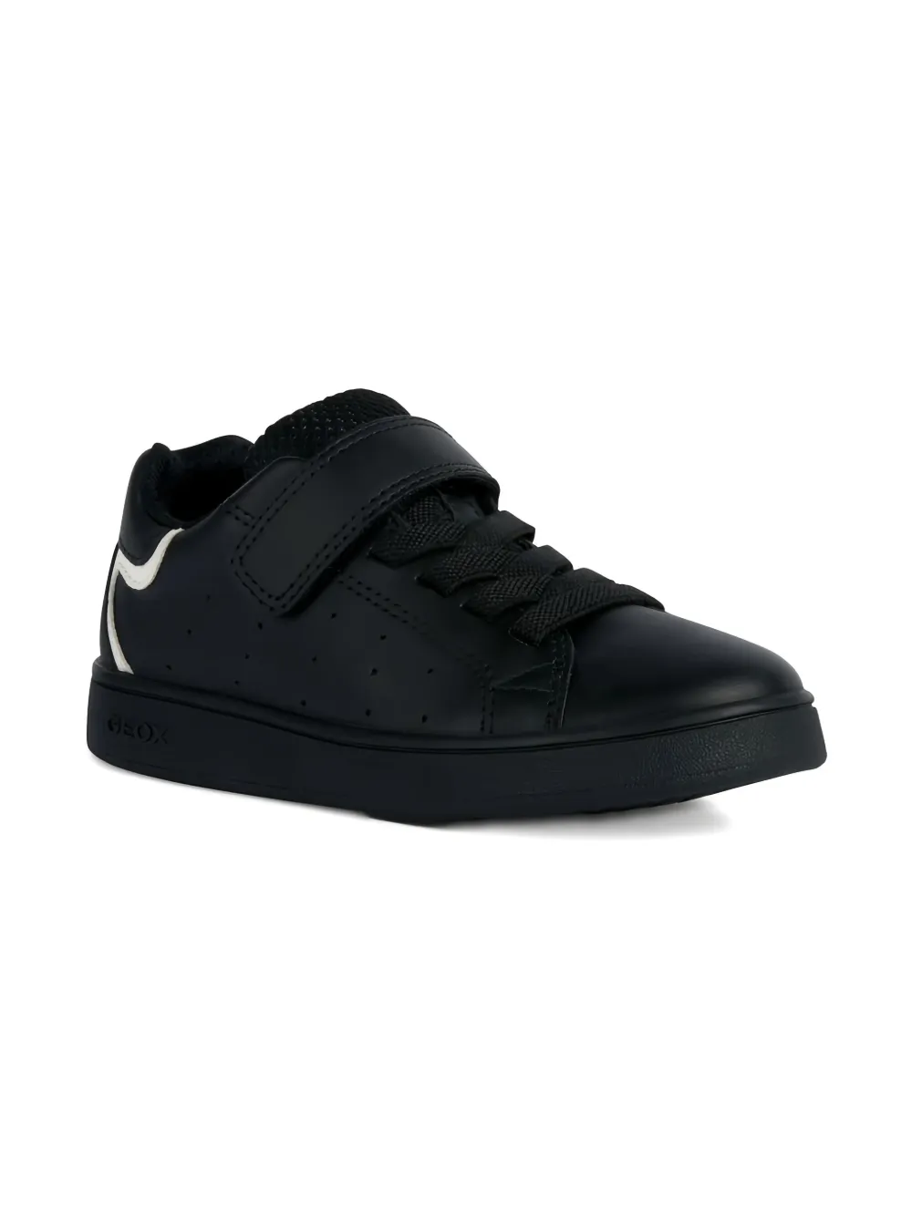 Geox Kids Eclyper perforated sneakers Black