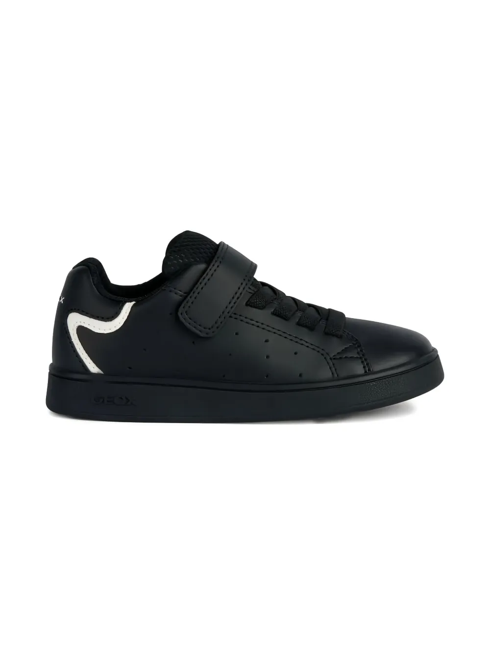 Geox Kids Eclyper perforated sneakers Black