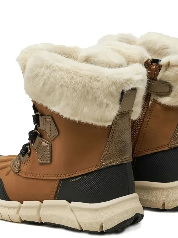 Snow Boots Geox Amphibiox Kids Geox B Flexyper ABX Avio/Red Kiddie