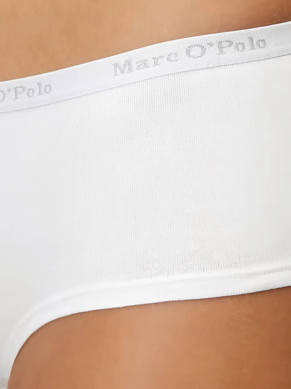 Marc O'polo Logo-band Briefs (pack Of Three) In White