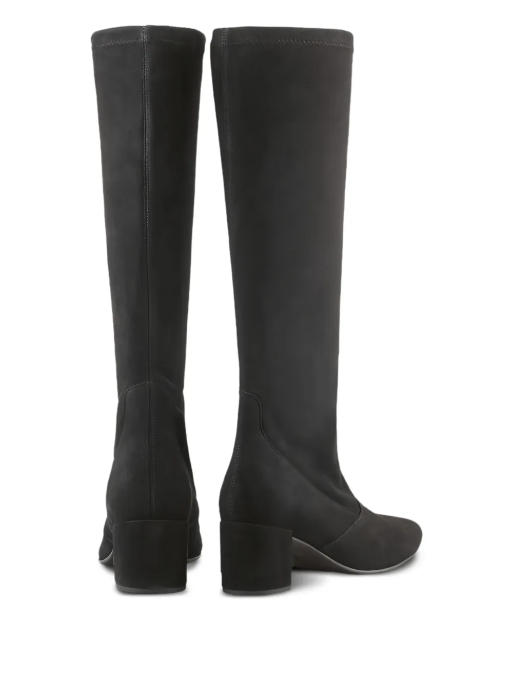 Hogl 55mm Jules suede knee-high block-heel boots Black