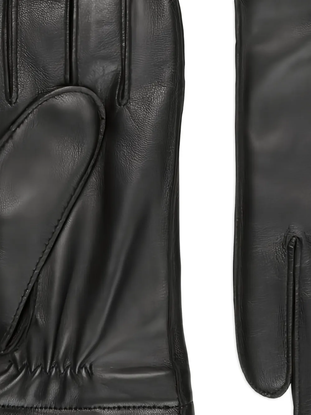 Marc O'Polo Leren handschoenen Zwart