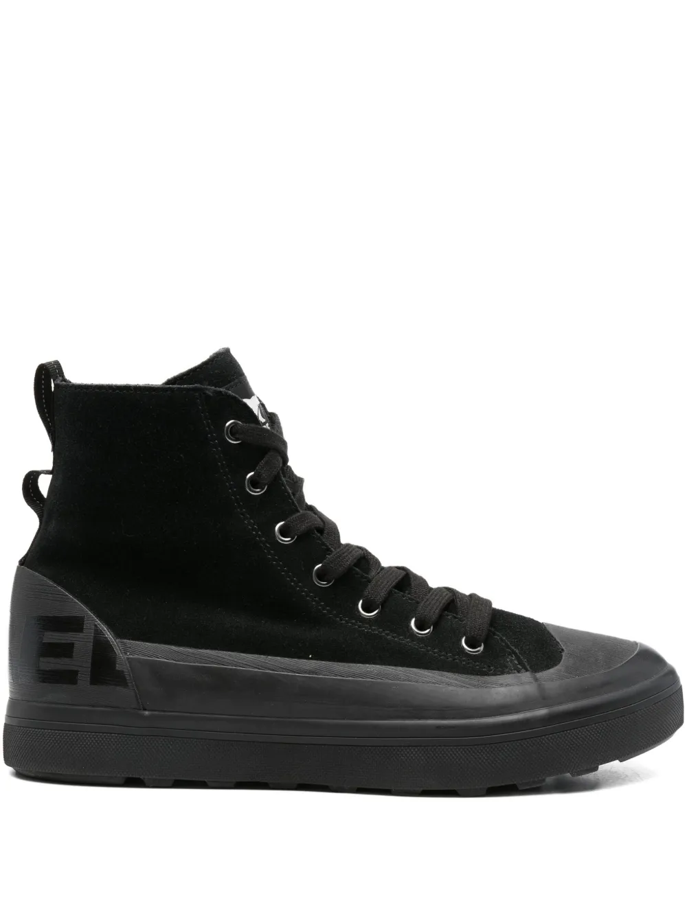 SOREL lace-up suede high-top sneakers Black
