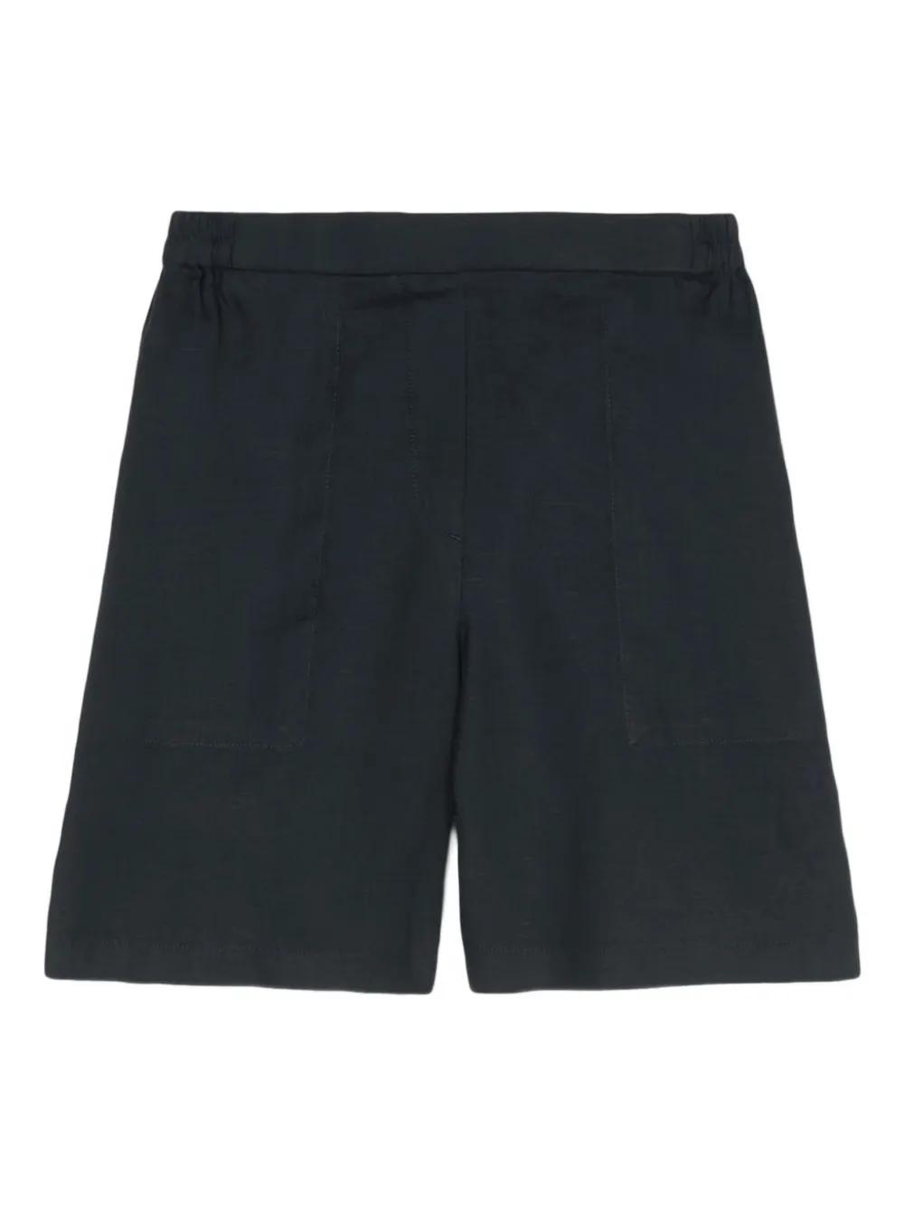 elasticated-waist tailored shorts
