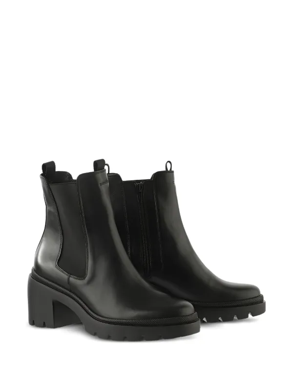 Hogl Thea Chelsea-Boots Mit Blockabsatz Schwarz FARFETCH DE