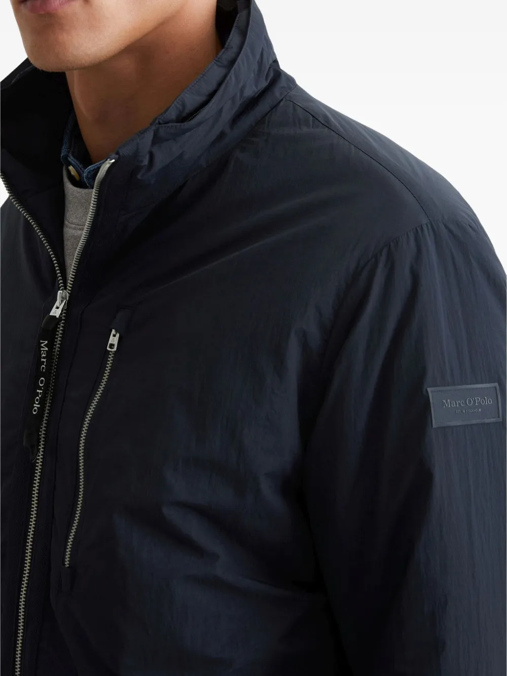Marc O'Polo Parka met capuchon en rits Blauw