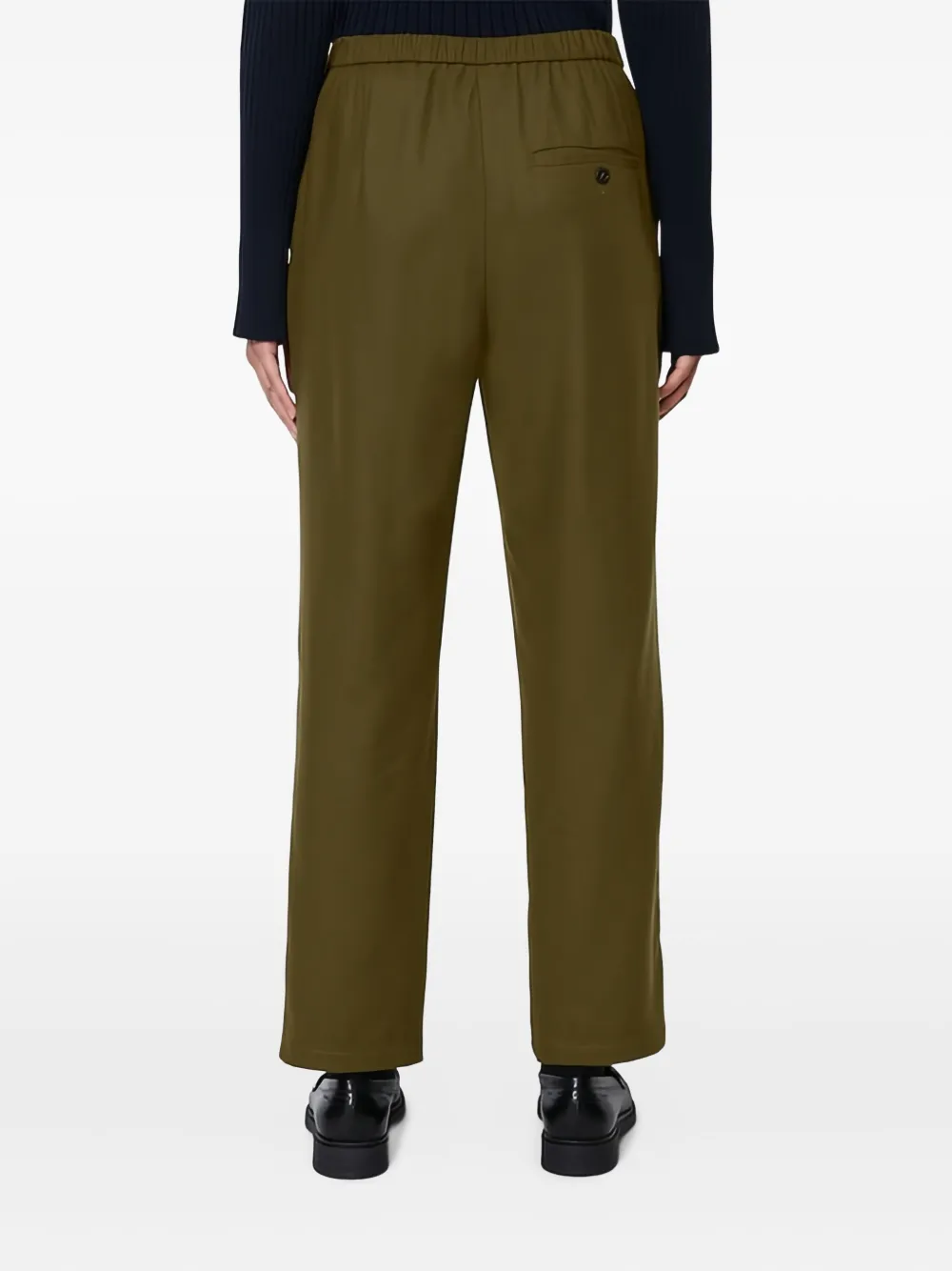 Marc O'Polo High waist pantalon Groen