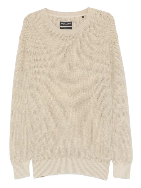 Marc O'Polo waffle-knit crew-neck jumper