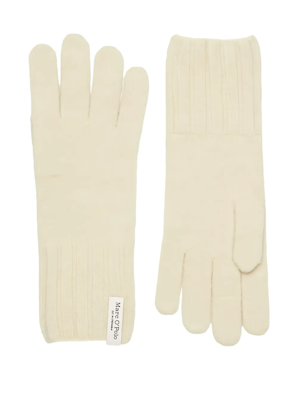 Marc O'Polo ribbed-knit gloves | Neutrals | Image 1