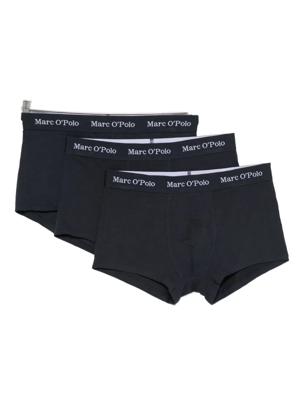 Marc O'Polo elasticated-waistband logo-detail boxers (pack of three) - Blu