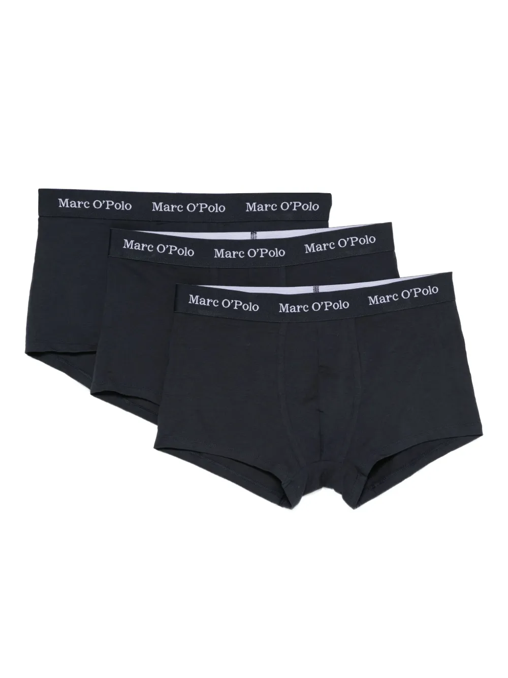 Marc O'Polo elasticated-waistband logo-detail boxers (pack of three) Blauw