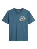 Marc O'Polo leaf-print T-shirt - Blue
