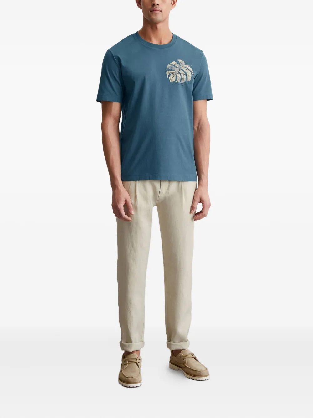 Marc O'Polo leaf-print T-shirt | T-Shirts | Image 2
