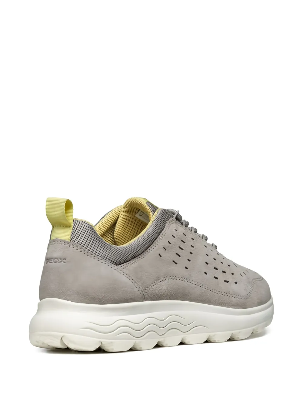 Geox Spherica perforated-detail sneakers Neutrals