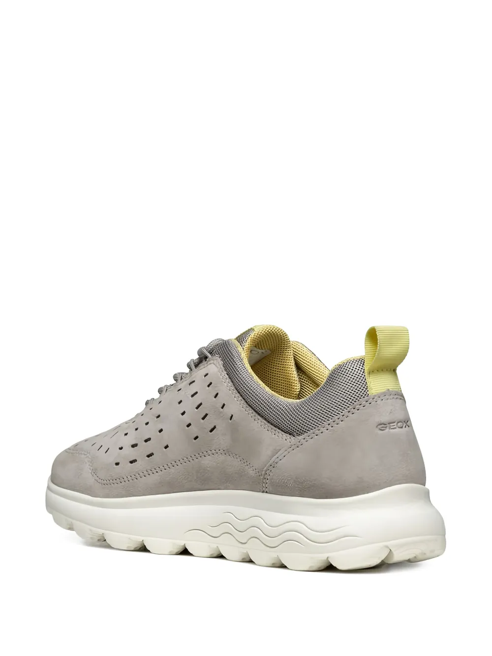 Geox Spherica perforated-detail sneakers Neutrals