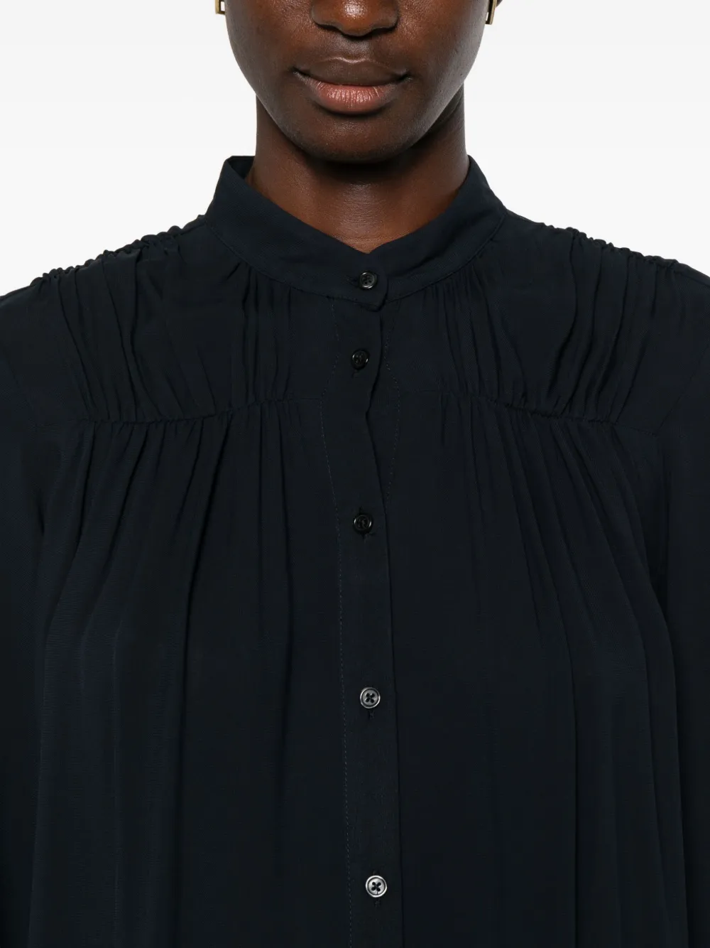 Marc O'Polo Geplooide shirtjurk Blauw