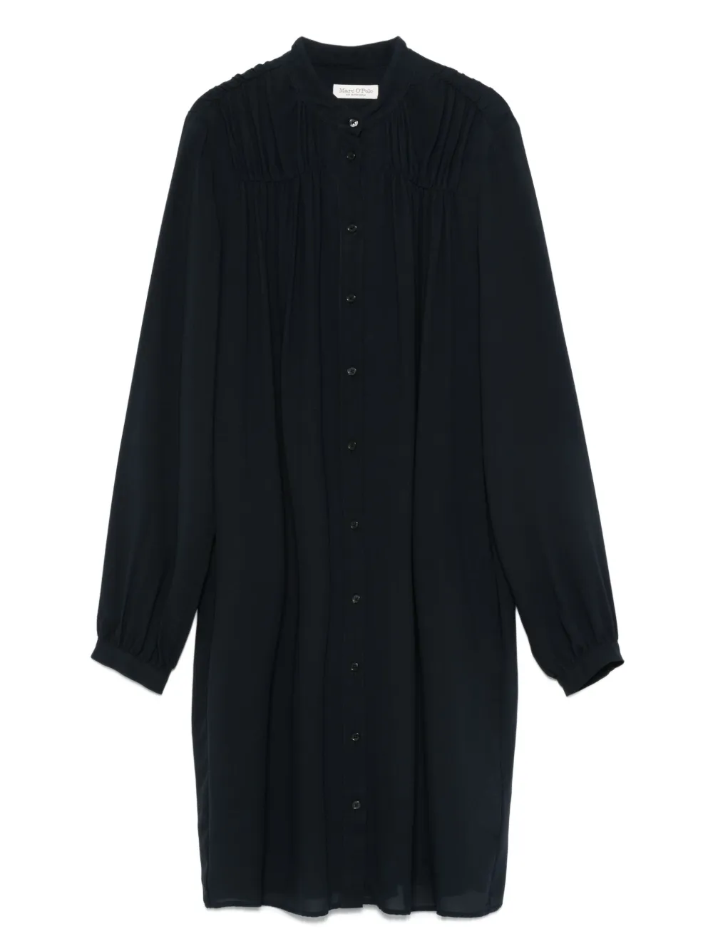 Marc O'Polo Geplooide shirtjurk Blauw